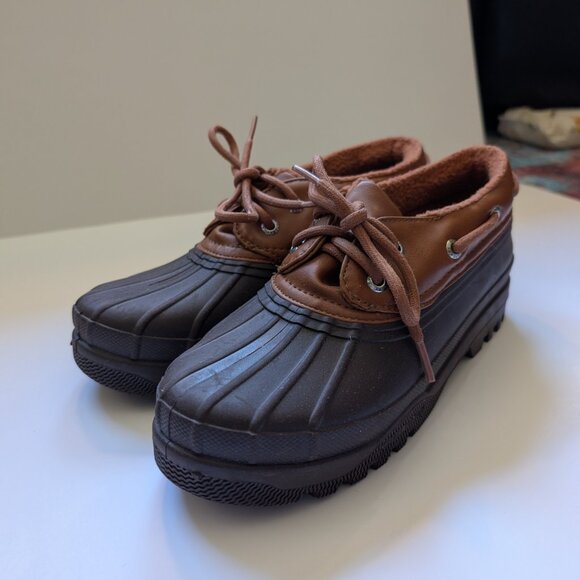 NEW Sperry Top Sider Brown Heron Duck Boots Women’s Size 7 - Picture 2 of 16